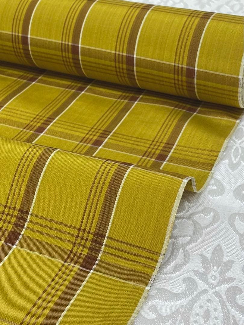 本場黄八丈 伝統的工芸品 伝統工芸士 西條吉広 手織 平織 反物 草木染