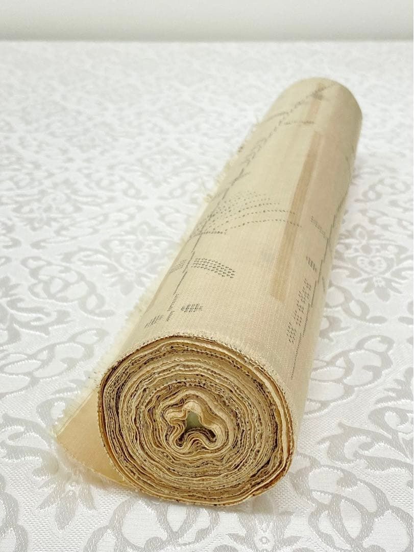 本場大島紬 都城 東郷織物 實篤 反物 草木染 「小さなアクセント」 絣