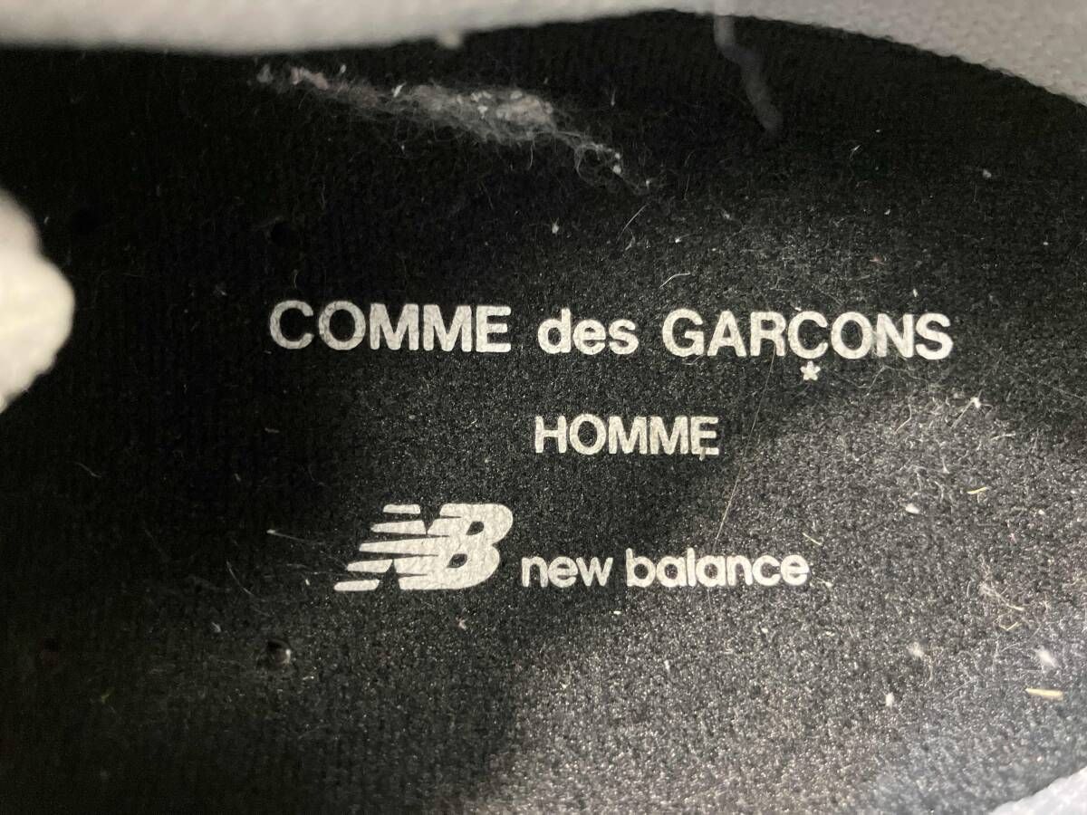  balance COMME des GARCONS HOMME コムデギャルソン スニーカー サイズ27 箱有り ブラック ニュー ンス スニーカー 靴