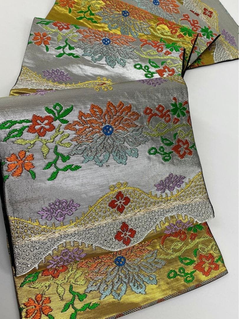 龍村平蔵柄 天竺唐花