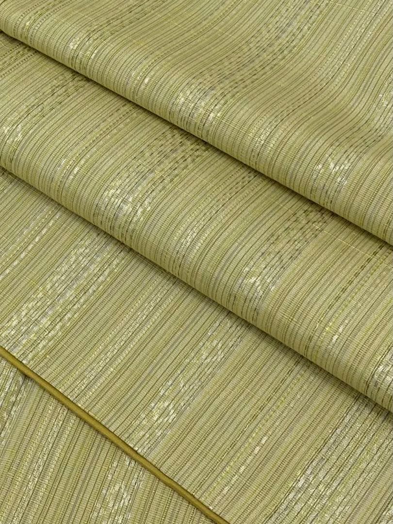 千年工房 黒田紬 博多織 献上柄 縦縞 正絹