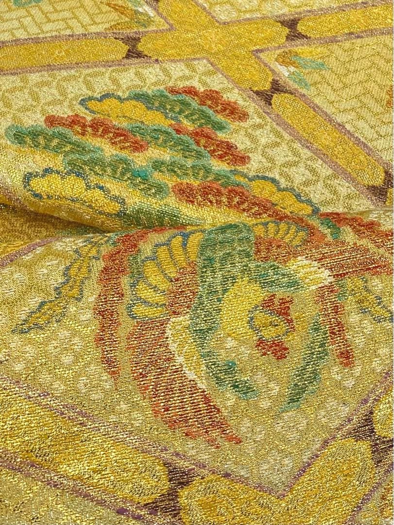 袋帯 皇雅ねん金綴錦