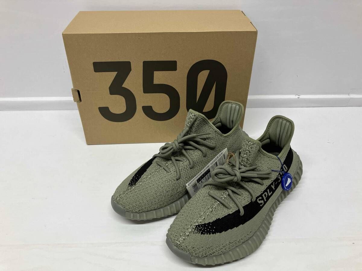 adidas アディダス YEEZY Boost 350V2 |Granite スニーカー 28.5cm カーキ 通年