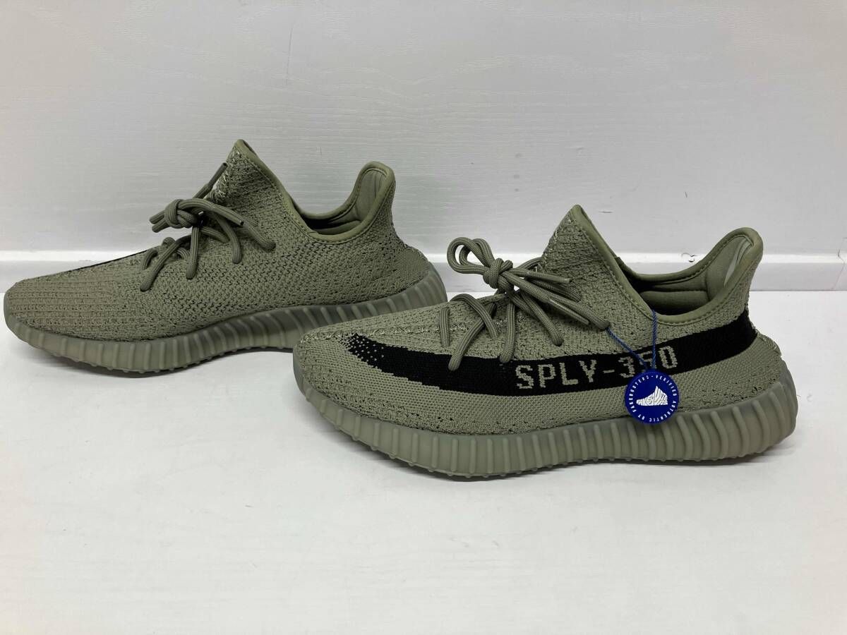 定番の adidas アディダス YEEZY Boost 350V2 Granite スニーカー 28.5cm カーキ 通年