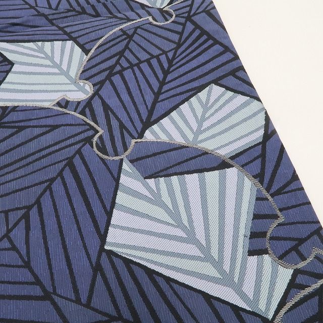 ❁tomihisa❁ リーフ ボタニカル柄 着物 正絹 着姿に 風を吹き込む 袋帯 6791