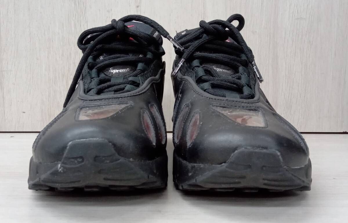 NIKE×Supreme ナイキ×シュプリーム スニーカー CV 7652-002 AIR MAX 96 Black Speed Red Clear ブラック×レッド×クリア 27 cm