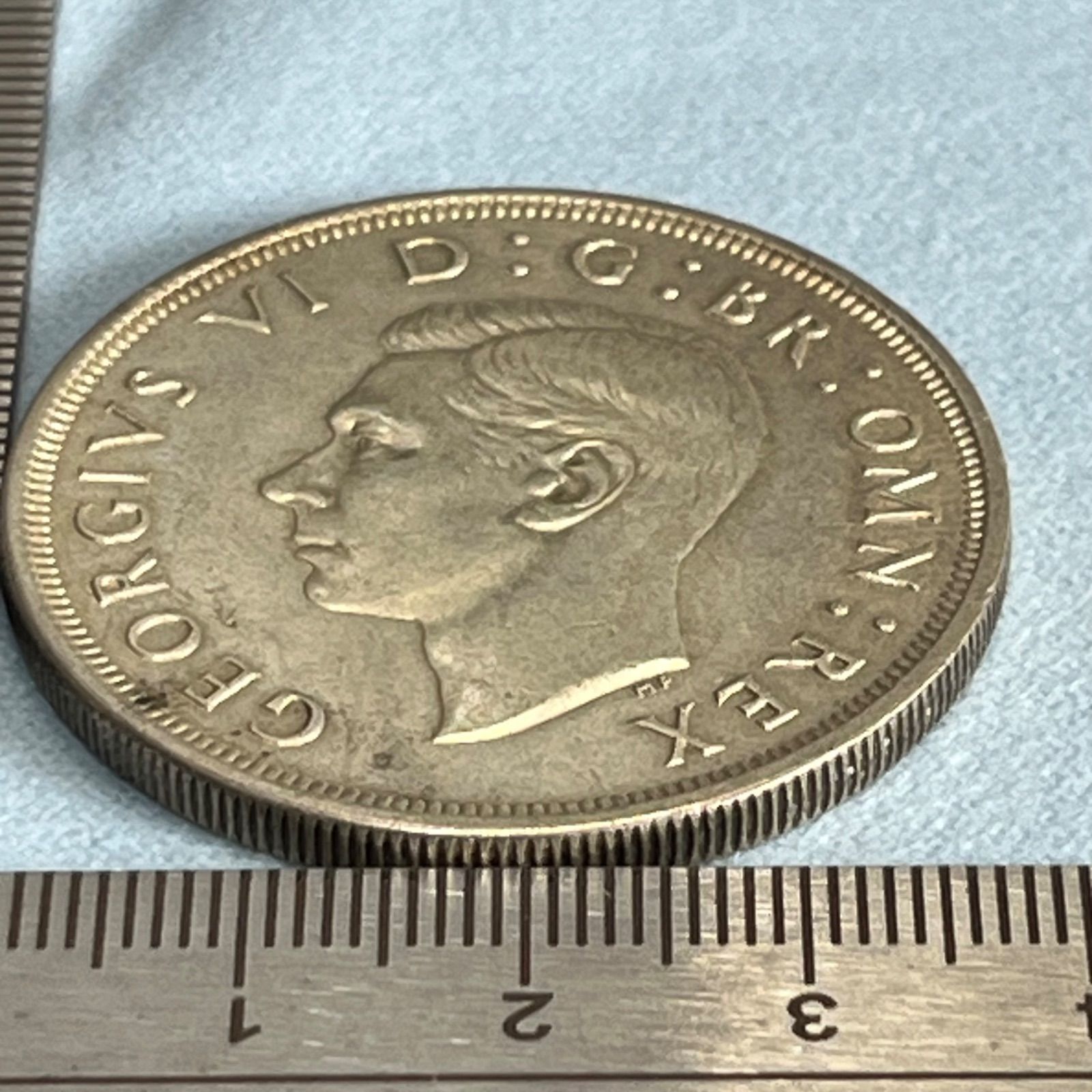 銀貨】1937年 イギリス ジョージ6世 戴冠記念 クラウン銀貨／英国王室