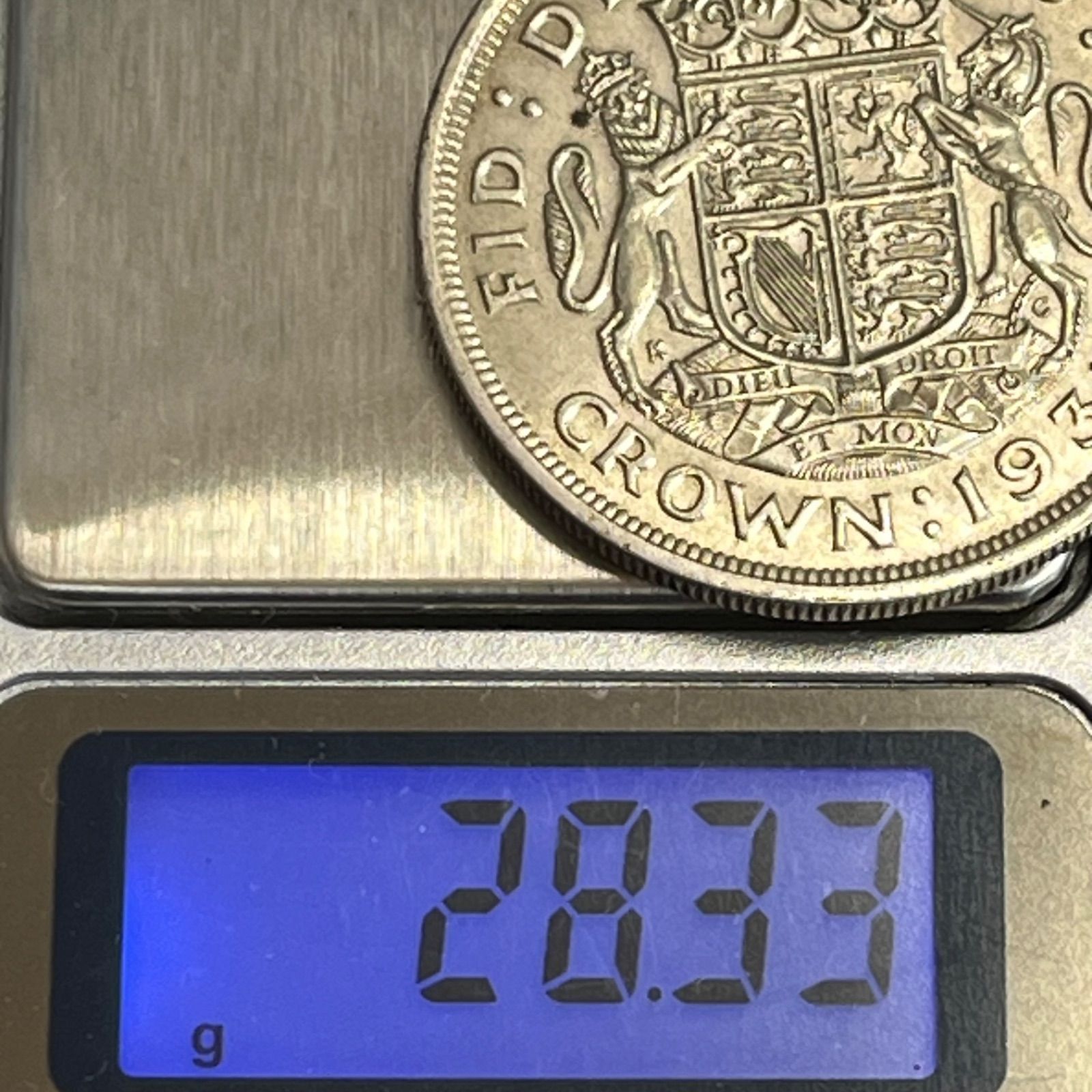 銀貨】1937年 イギリス ジョージ6世 戴冠記念 クラウン銀貨/英国王室 銀貨】1937年 イギリス ジョージ6世 戴冠記念 クラウン銀貨/英国王室