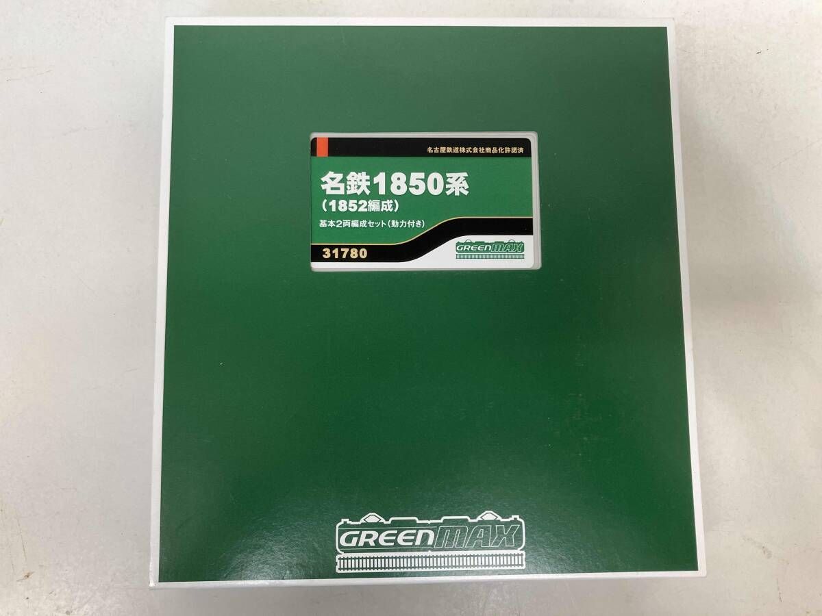 現状品 動作 済 Ｎゲージ GREENMAX 31780 名鉄1850系 1852編成 基本2両編成セット 動力付き グリーンマックス