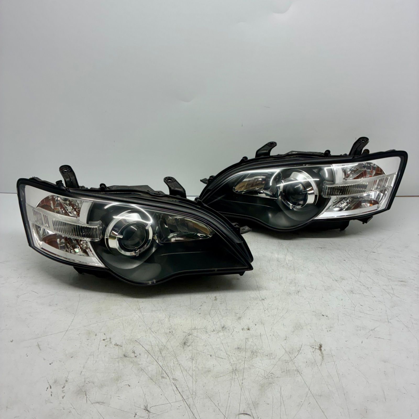 コーティング済 スバル BP5 BP9 BL5 BL9 レガシィ ヘッドライト ランプ レンズ 左右セット LR HID koito 100-20791 打刻印 4A P71634