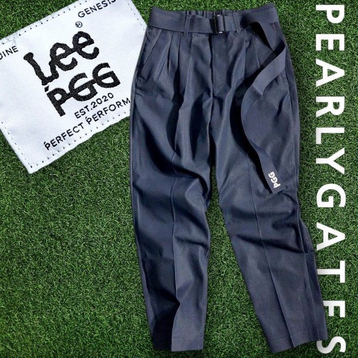 パーリーゲイツPGGリサイクルポリデニムLee別注デニムカラーパンツ パーリーゲイツPGGリサイクルポリデニムLee別注デニムカラーパンツ