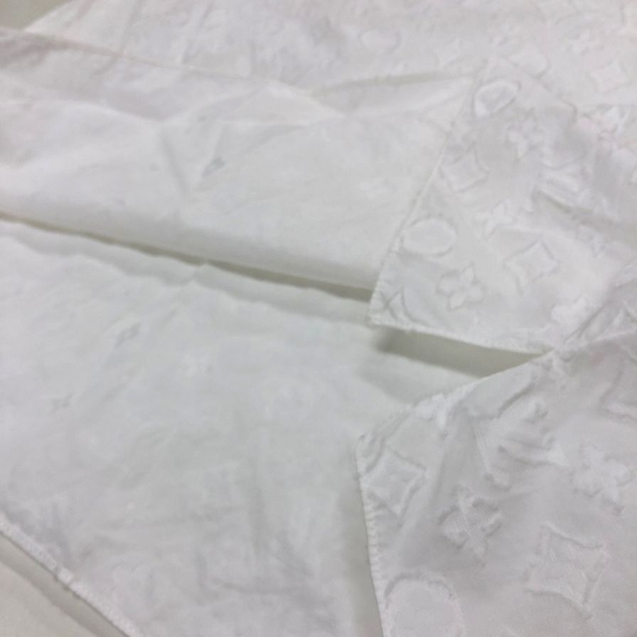  ルイヴィトン 19 AW モノグラムフリル ノースリーブシャツ AFB 36 ノースリーブ シャツ ブラウス