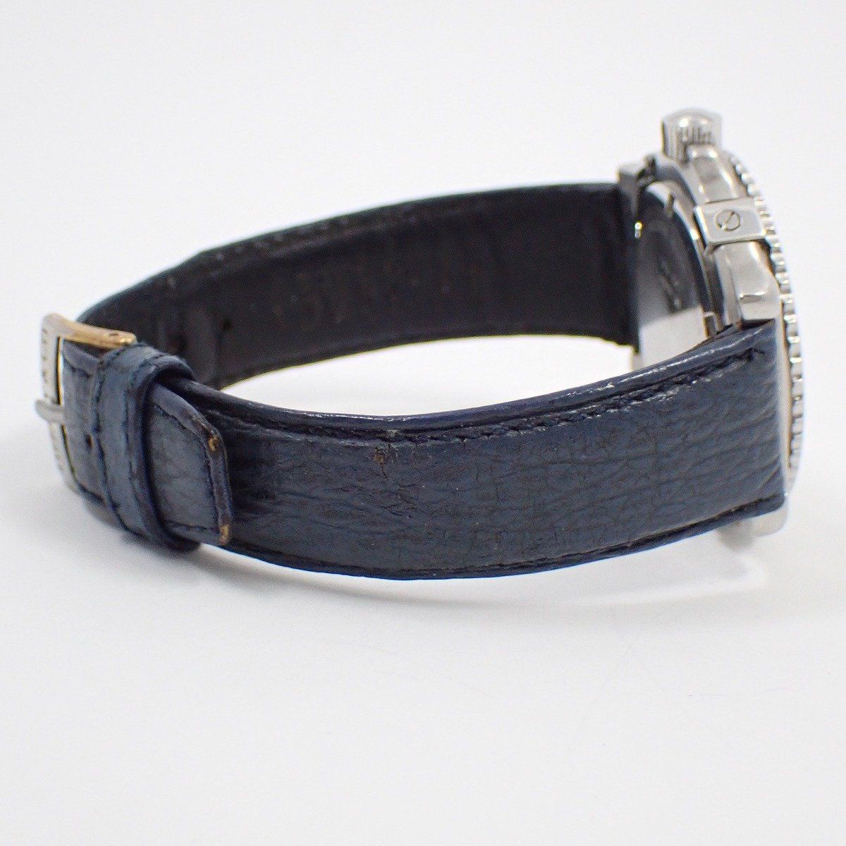 ティファニー ダイバー型 メンズ 腕時計 純正革ベルト ティファニー ダイバー型 クォーツ メンズ 腕時計 ネイビー文字盤 純正