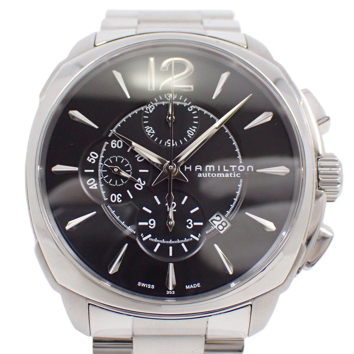 ハミルトン ジャズマスター クロノグラフ バルジュー7750 自動巻き  