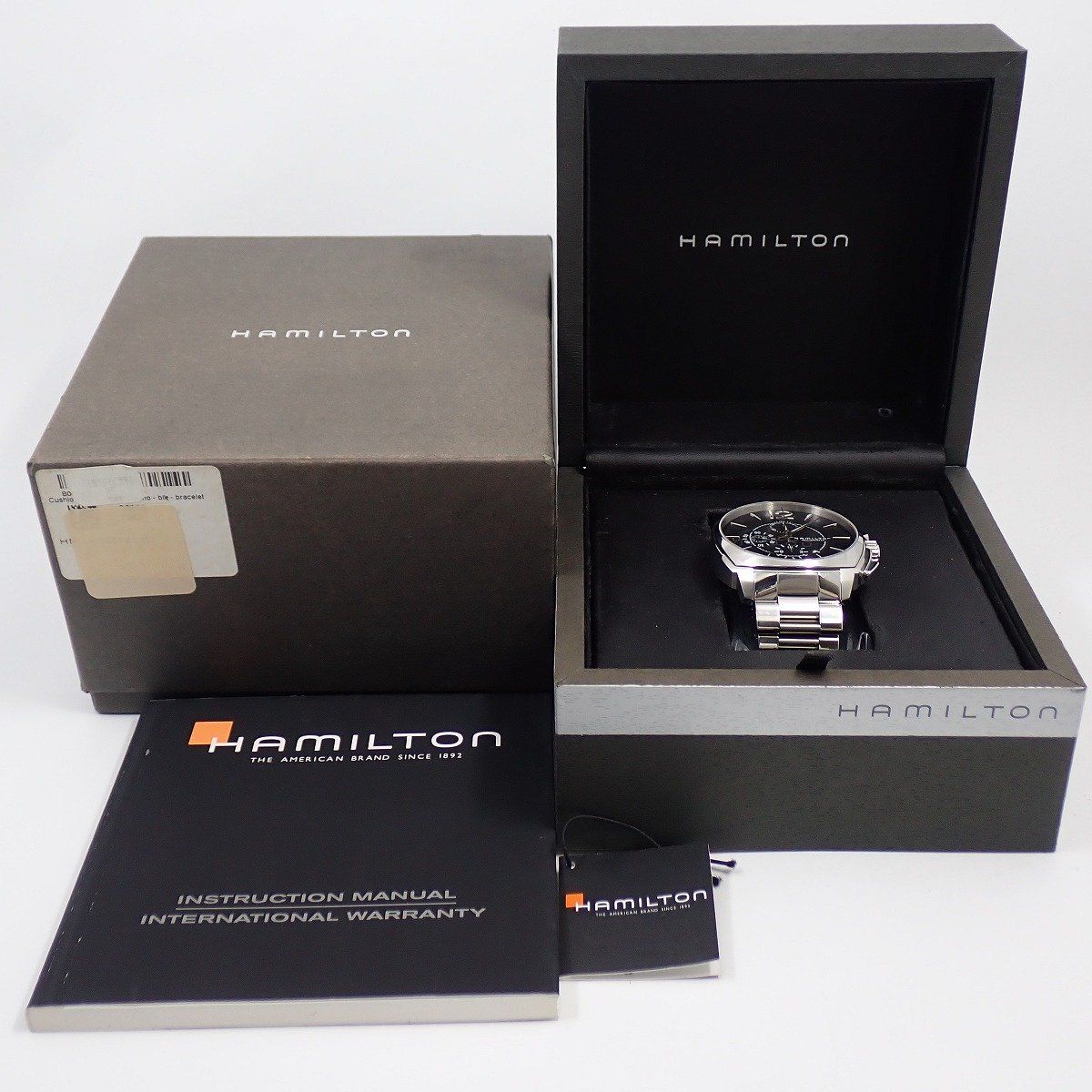 ハミルトン ジャズマスター クロノグラフ バルジュー7750 自動巻き  