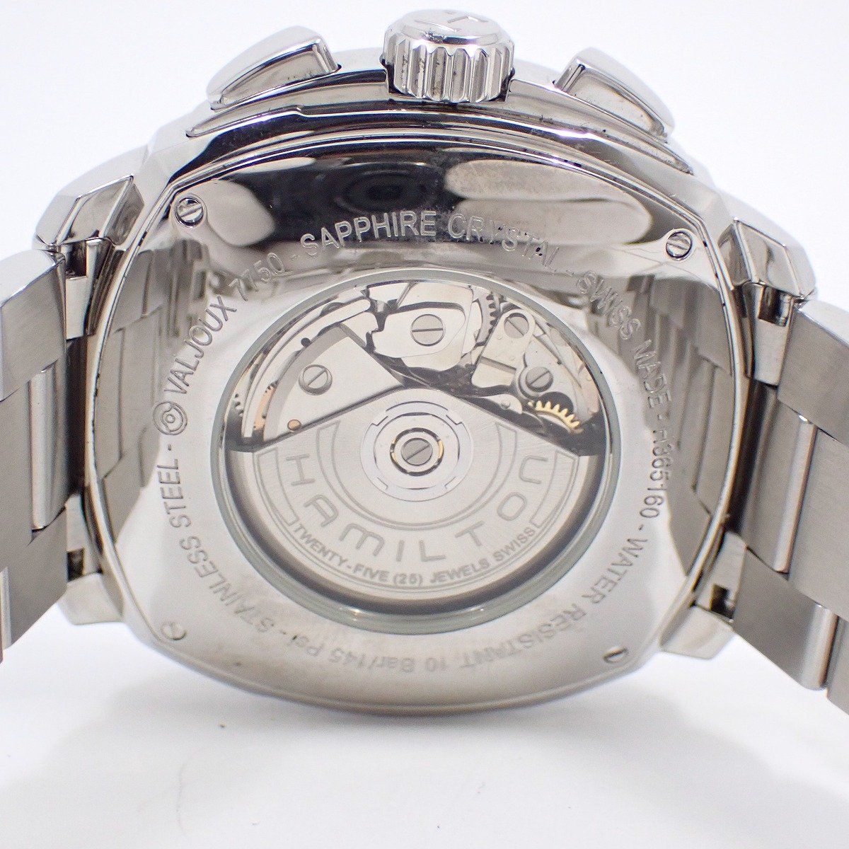 ハミルトン ジャズマスター クロノグラフ バルジュー7750 自動巻き  