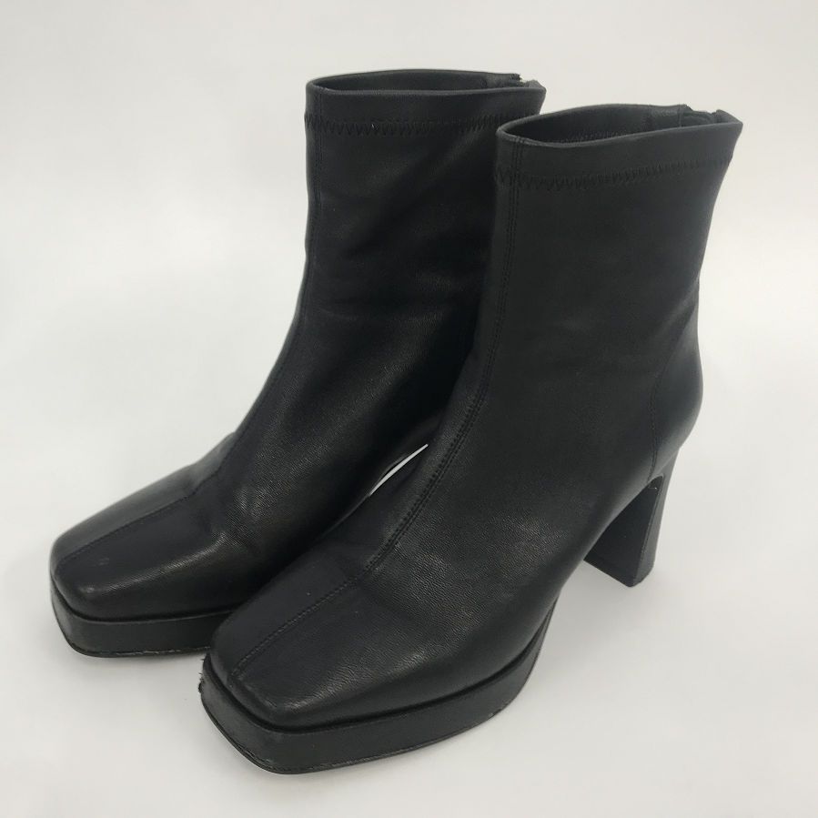 き NICAL ニカル プラットフォーム ブーツ 544413 ブラック Mサイズ 〇