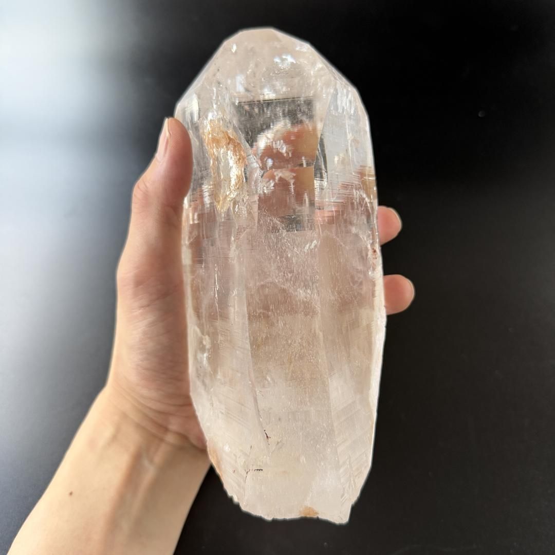 E31878 ヒマラヤ水晶 マニハール産 水晶 ヒマラヤ産 ヒマラヤ水晶 一本剣 原石 天然石 鉱物 パワーストーン クォーツ