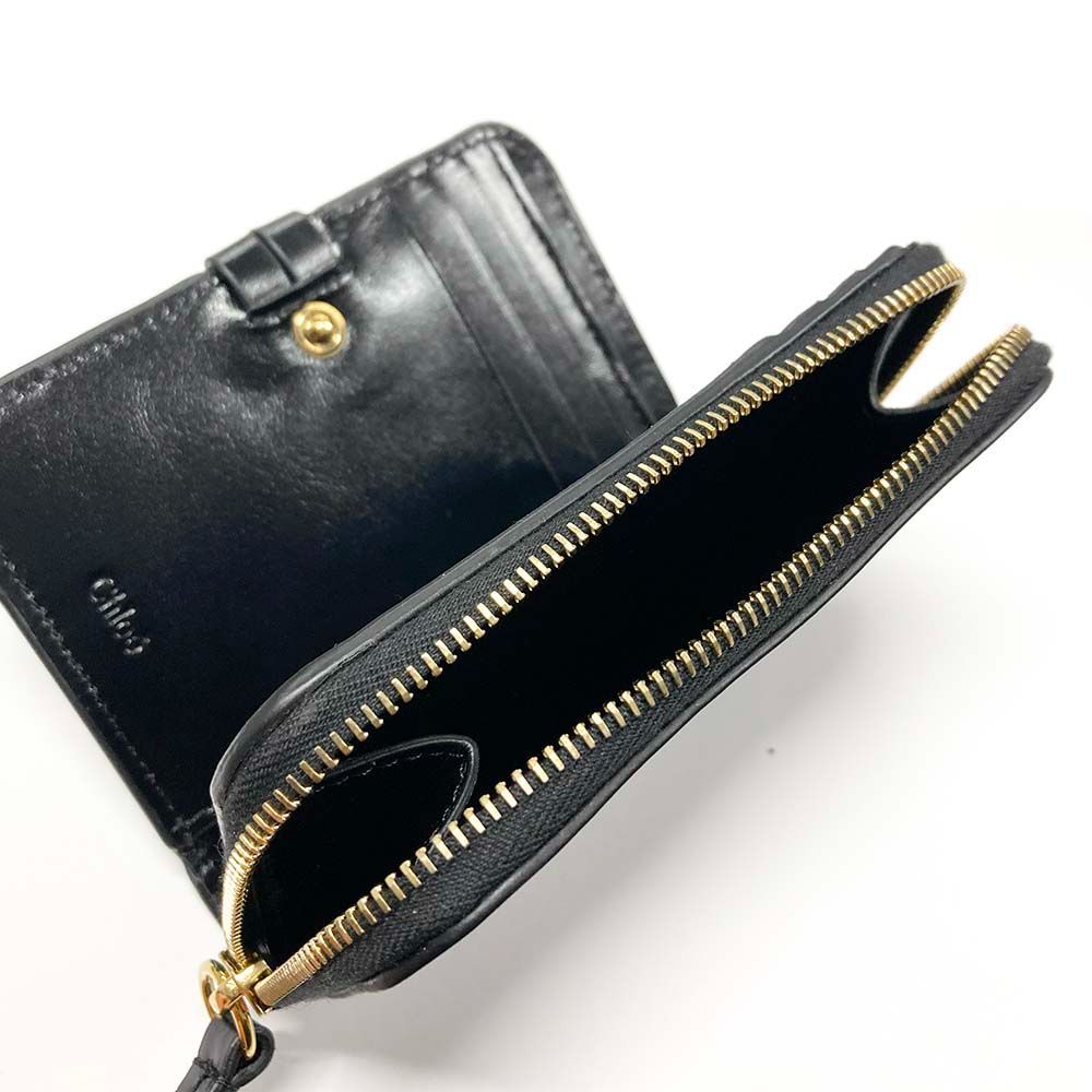 新品 Chloe 二つ折り財布 Alphabet アルファベット CHC25SP534 O16