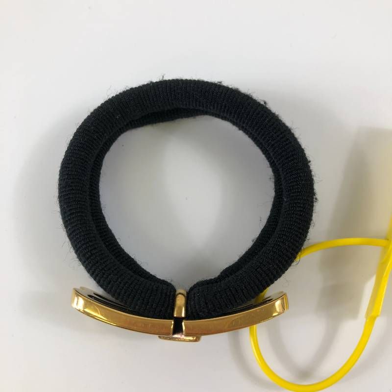 き バレンシアガ BBアイコン ヘアゴム ブラック