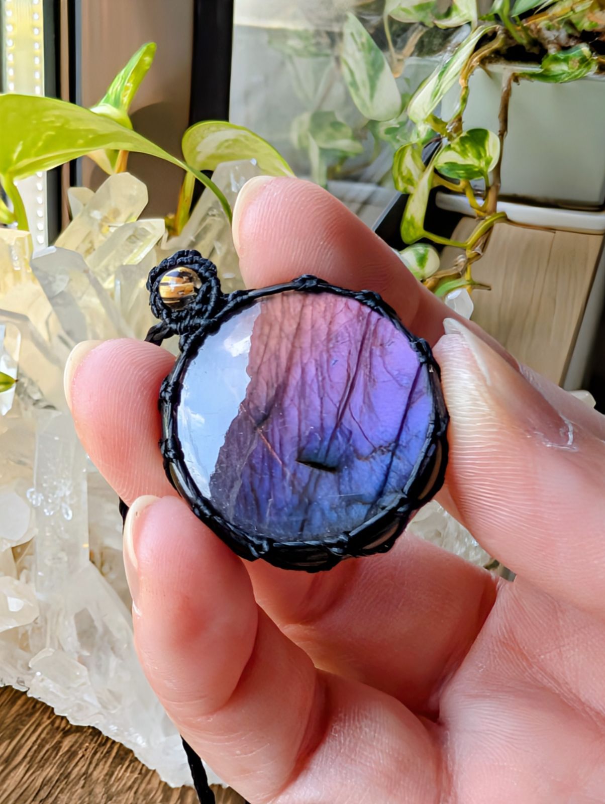 マクラメネックレス