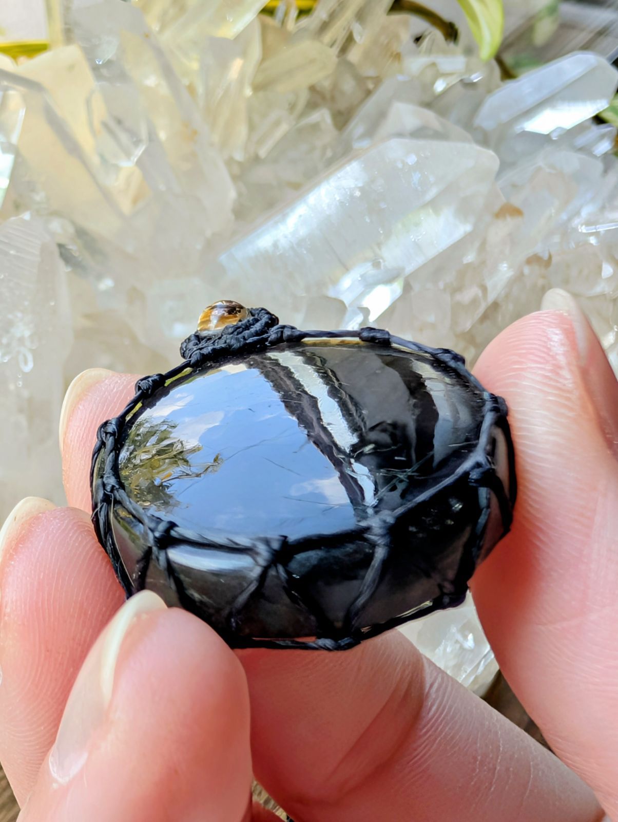 パープルグラデーション ✩ラブラドライト