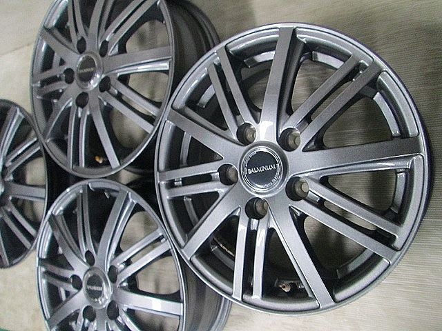 ブリヂストン BALMINUM 15インチ 4穴-100 装着車種ヴィッツ シビック フィット ノート スイフト