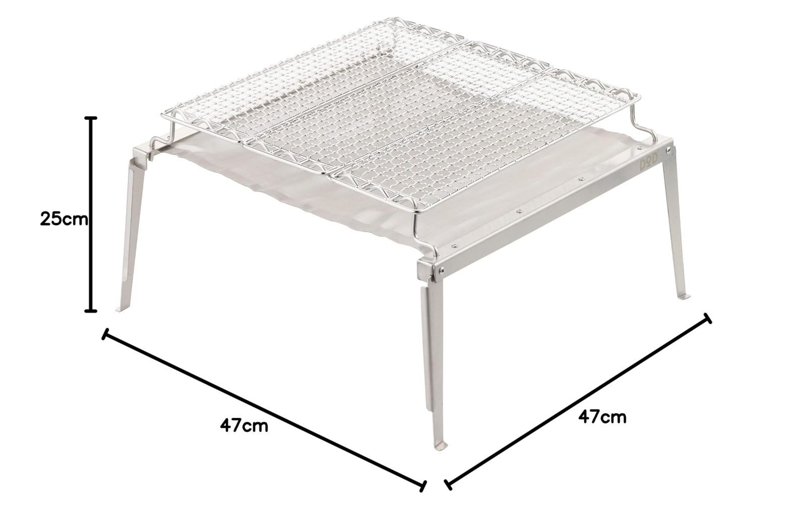 秘密のグリルさん コンパクト DOD ディーオーディー BBQグリル-焚火台