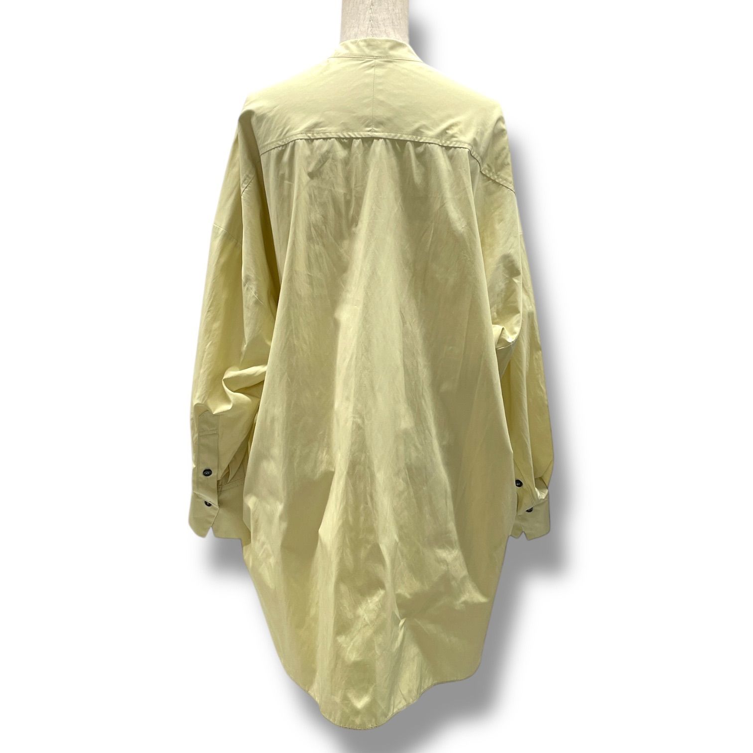 MACHATT マチャット スタンドカラーオーバーシャツ オーバーサイズ