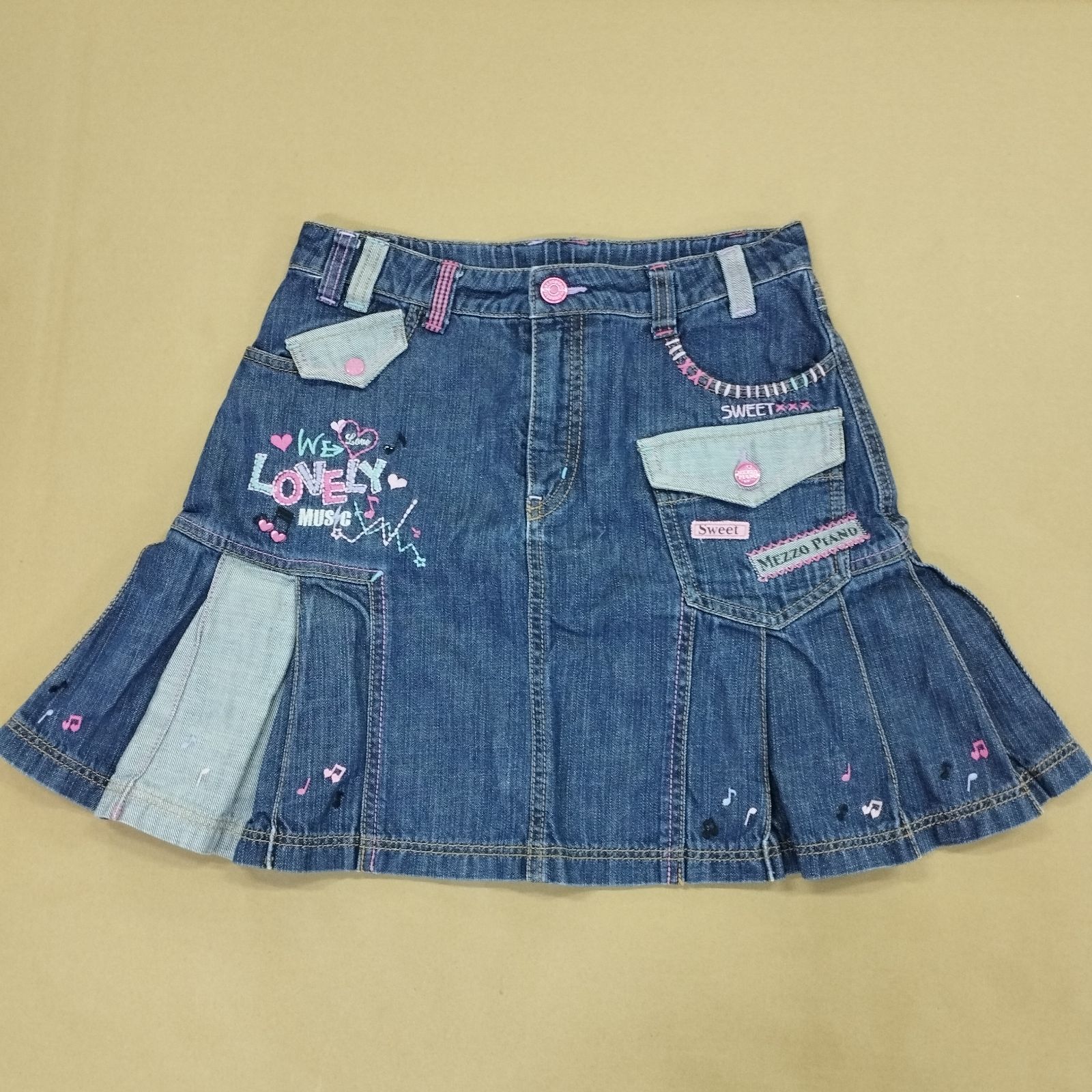 メゾピアノ LL 165 デニムスカート ベリエちゃん 希少 レア 平成レトロ メゾピアノ LL 165 デニムスカート ベリエちゃん 希少 レア 平成レトロ