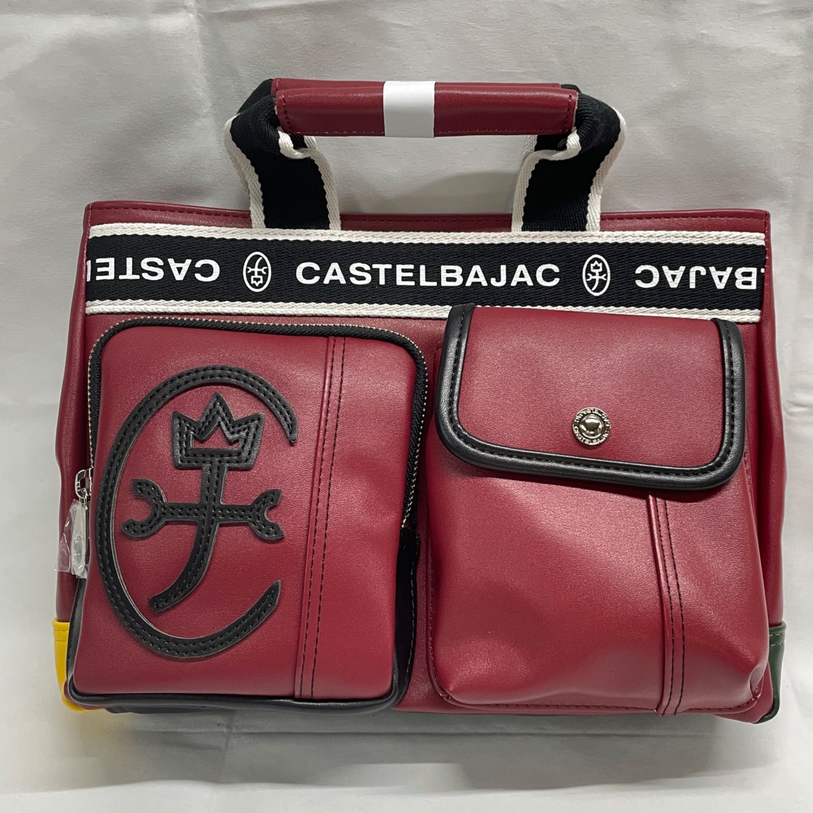◇ CASTELBAJAC ドミネ ミニ トートバッグ レッド 【自宅保管品/美品 