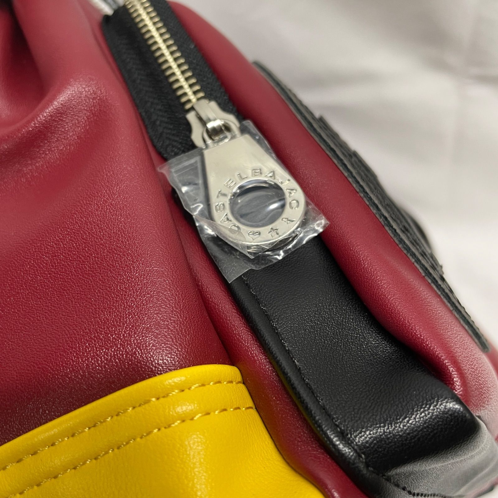 ◇ CASTELBAJAC ドミネ ミニ トートバッグ レッド 【自宅保管品/美品 