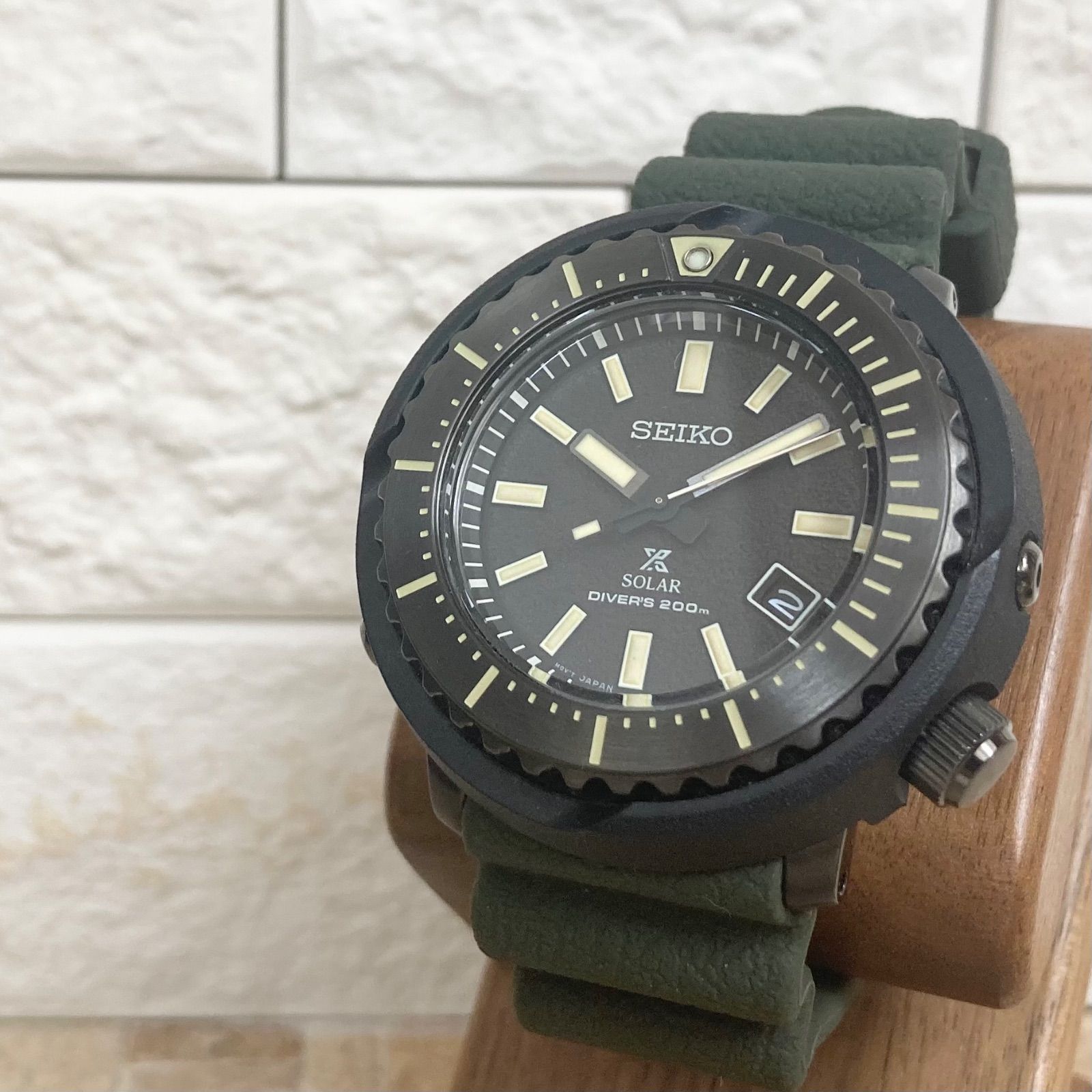 美品】SEIKO PROSPEX SNE543J1 V157-0DD0 ツナ缶 ダイバーズウォッチ