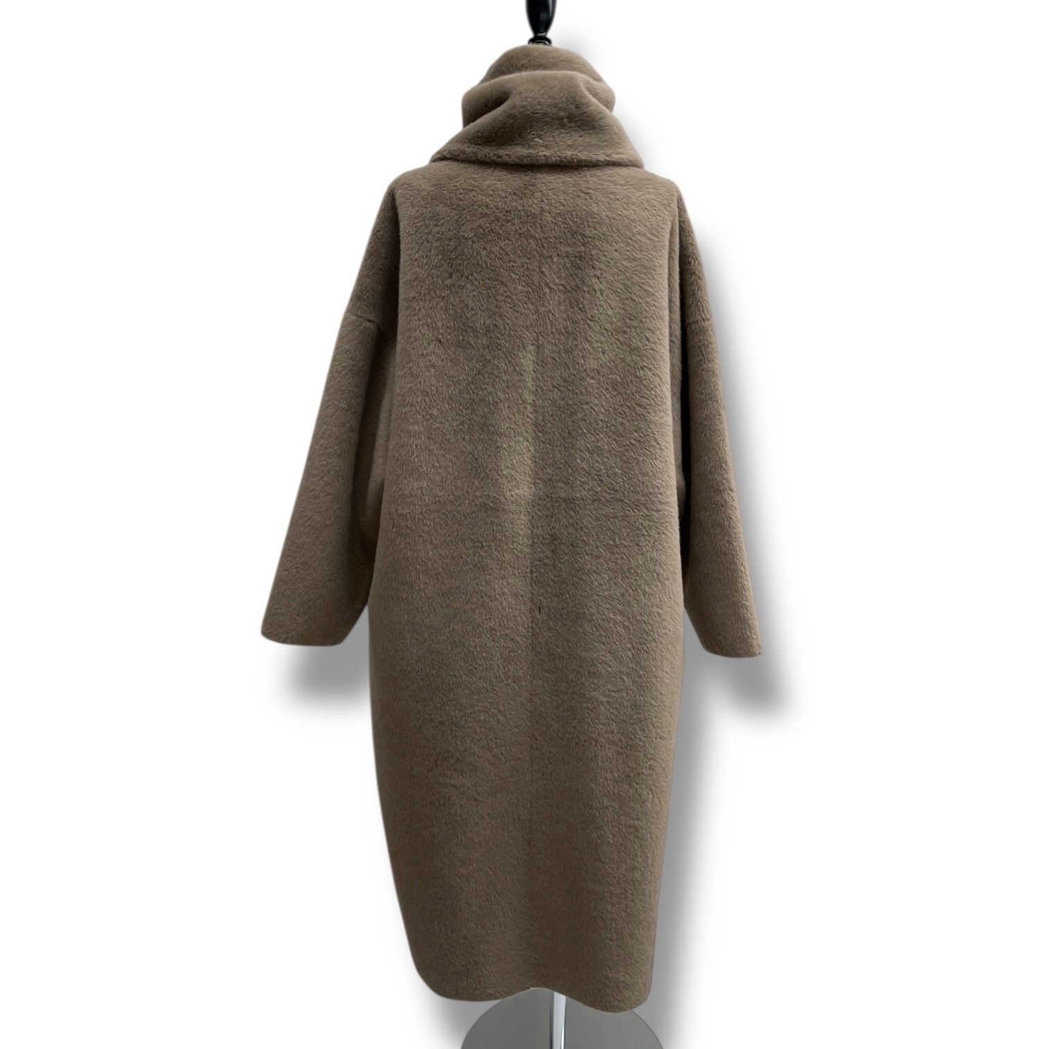 Her lip to ハーリップトゥ Faux Fur Reversible Coat フォックスファーリバーシブルコート アウター ロングコート ティペット付 ベルト欠損 ブラウン 茶色 レディース 秋 冬 ゴーゴー古着マルイ北千住店 9 No.1082