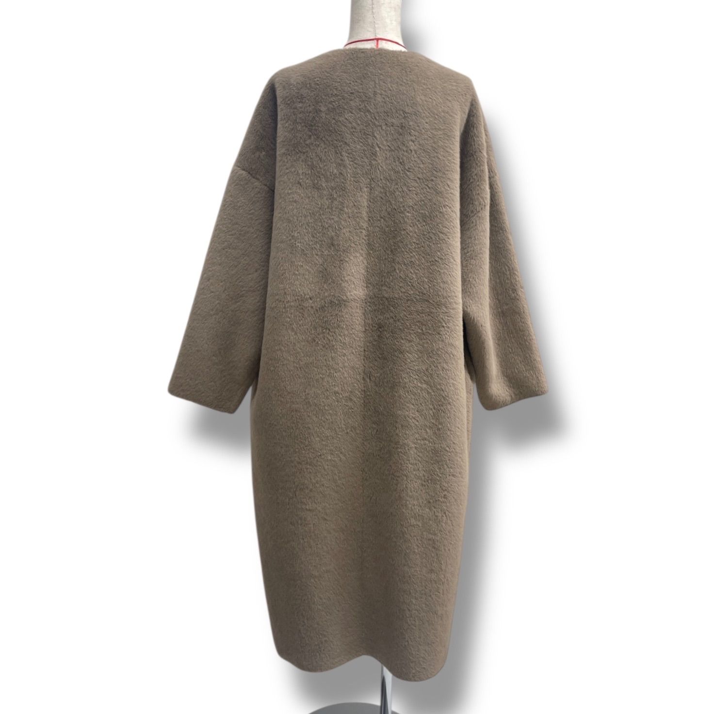 Her lip to ハーリップトゥ Faux Fur Reversible Coat フォックスファーリバーシブルコート アウター ロングコート ティペット付 ベルト欠損 ブラウン 茶色 レディース 秋 冬 ゴーゴー古着マルイ北千住店 9 No.1082 GULLKHAN_COM