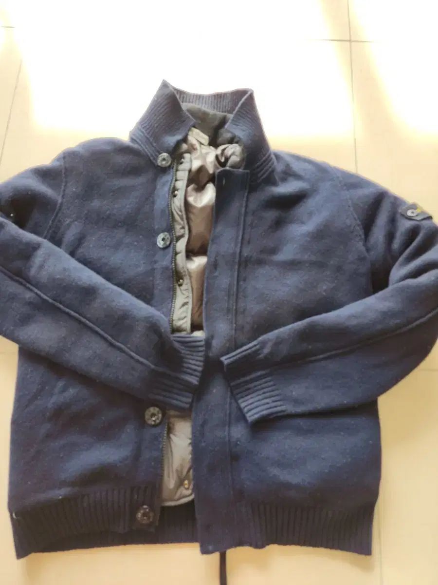 ストーンアイランド ジュニア ダウン ツーウェイ ダウン カーディガン