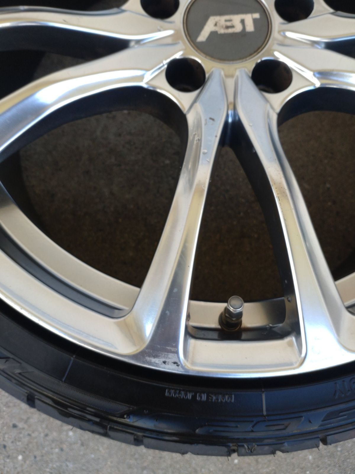 ABT MOTORSPORT Type ER-C ML-598 19インチ 8.5J 45 112-5H アウディ ＶＷ ＆ NITTO NT555Ｇ2 235|35Ｒ19 4本 FFCRYSTALESIA_COM