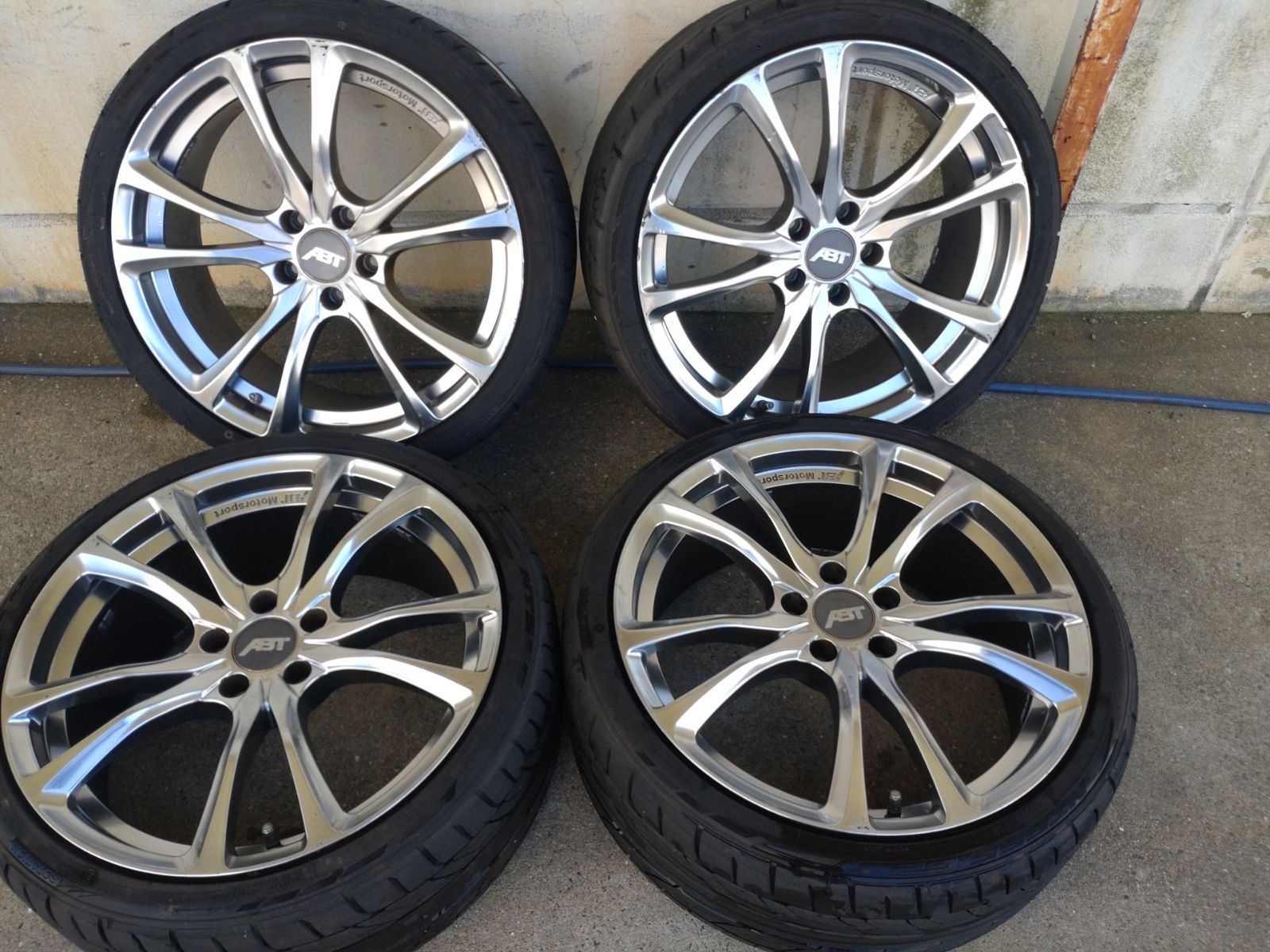 ABT MOTORSPORT Type ER-C ML-598 19インチ 8.5J 45 112-5H アウディ ＶＷ ＆ NITTO NT555Ｇ2 235|35Ｒ19 4本