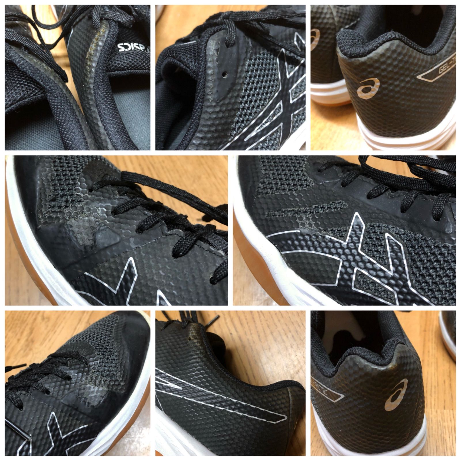 asics GEL-TACTIC サイズ28.0cm 黒 アシックス バレーボールシューズ