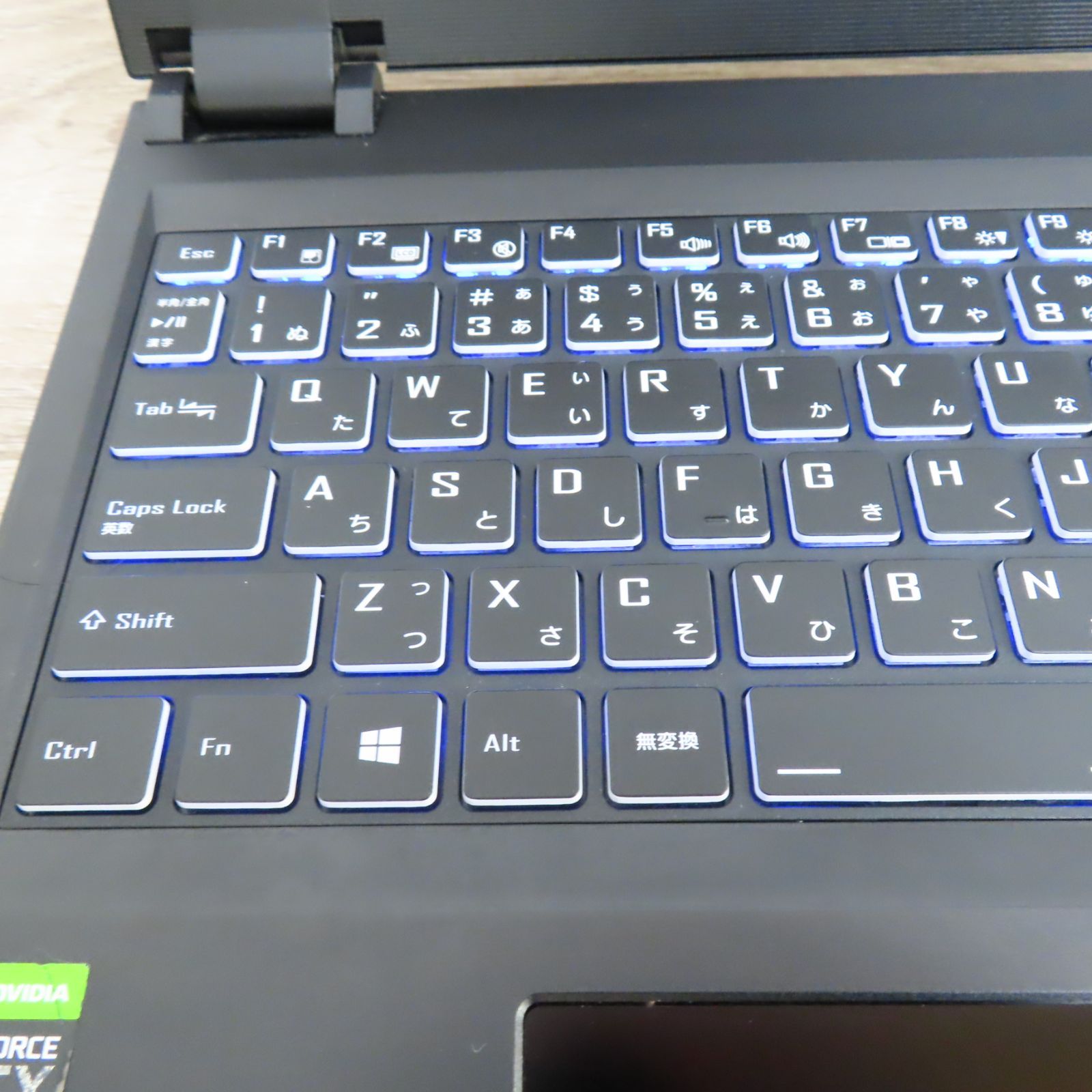 iiyama ゲーミングノートPC LEVEL-15FR103-i7-TOXX インテル Core i7 15.6型 フルHD 動作品 キズあり 初期化済み