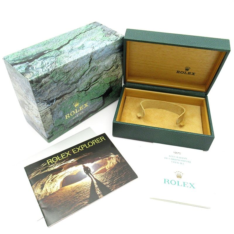 美品◇ロレックス ボックス 2個セット ROLEX 時計ケース グリーン