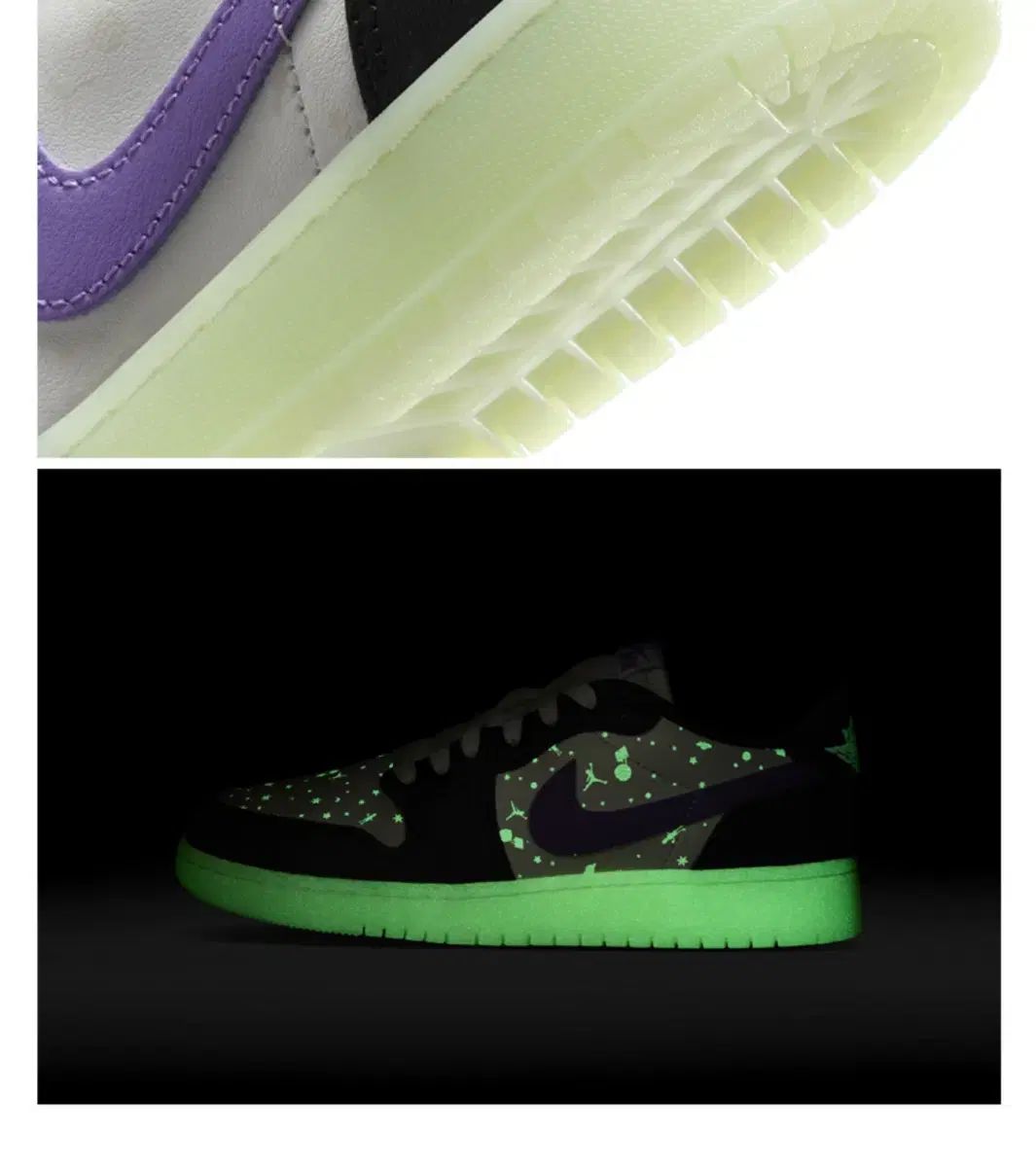 ナイキ エア ジョーダン 1 ロー ブラック|パープル 170