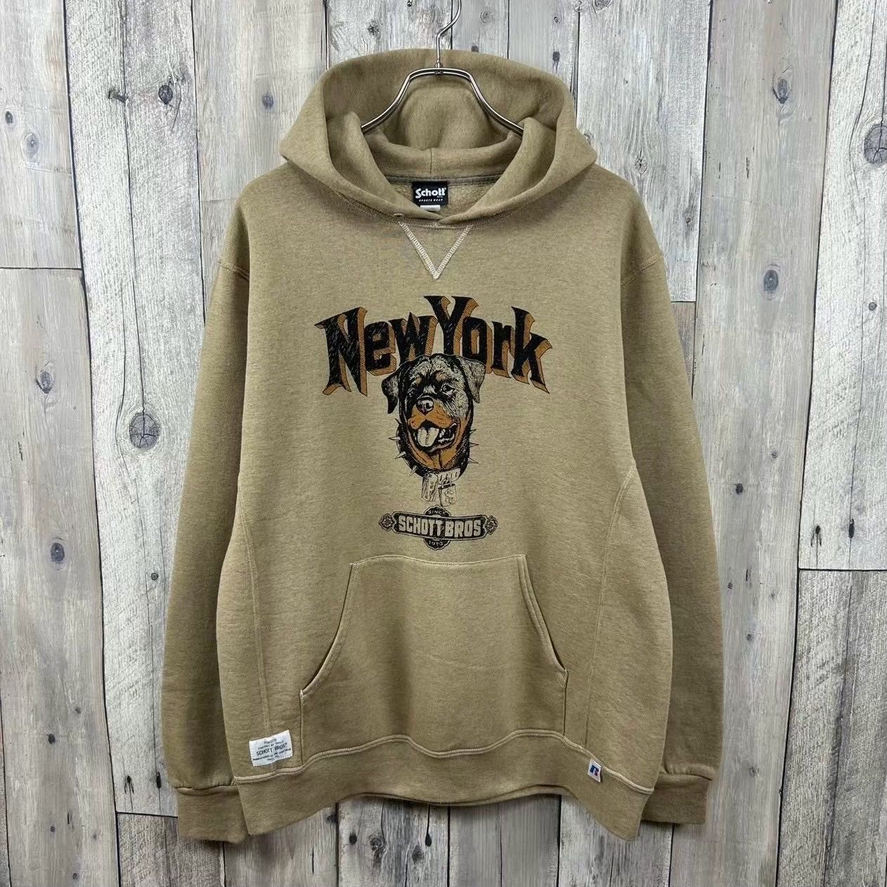 SCHOTT BROS. NYC ショット RUSSELL ラッセル BODY 裏起毛 スウェット 