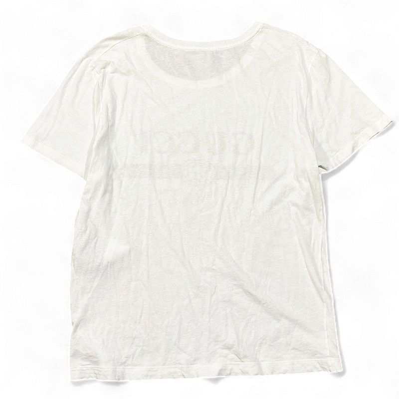 GUCCI グッチ 半袖 Tシャツ ホワイト XS ロゴ柄 KT60-D6-KG