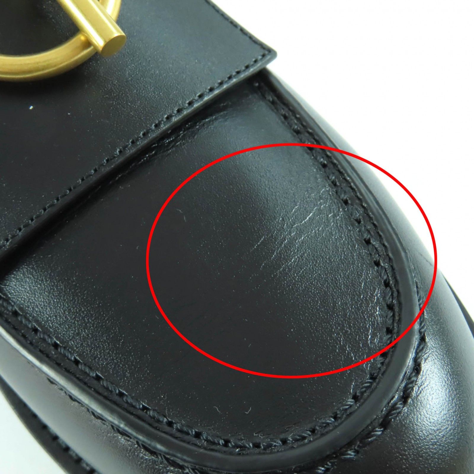 グレナンバックル付 レザー