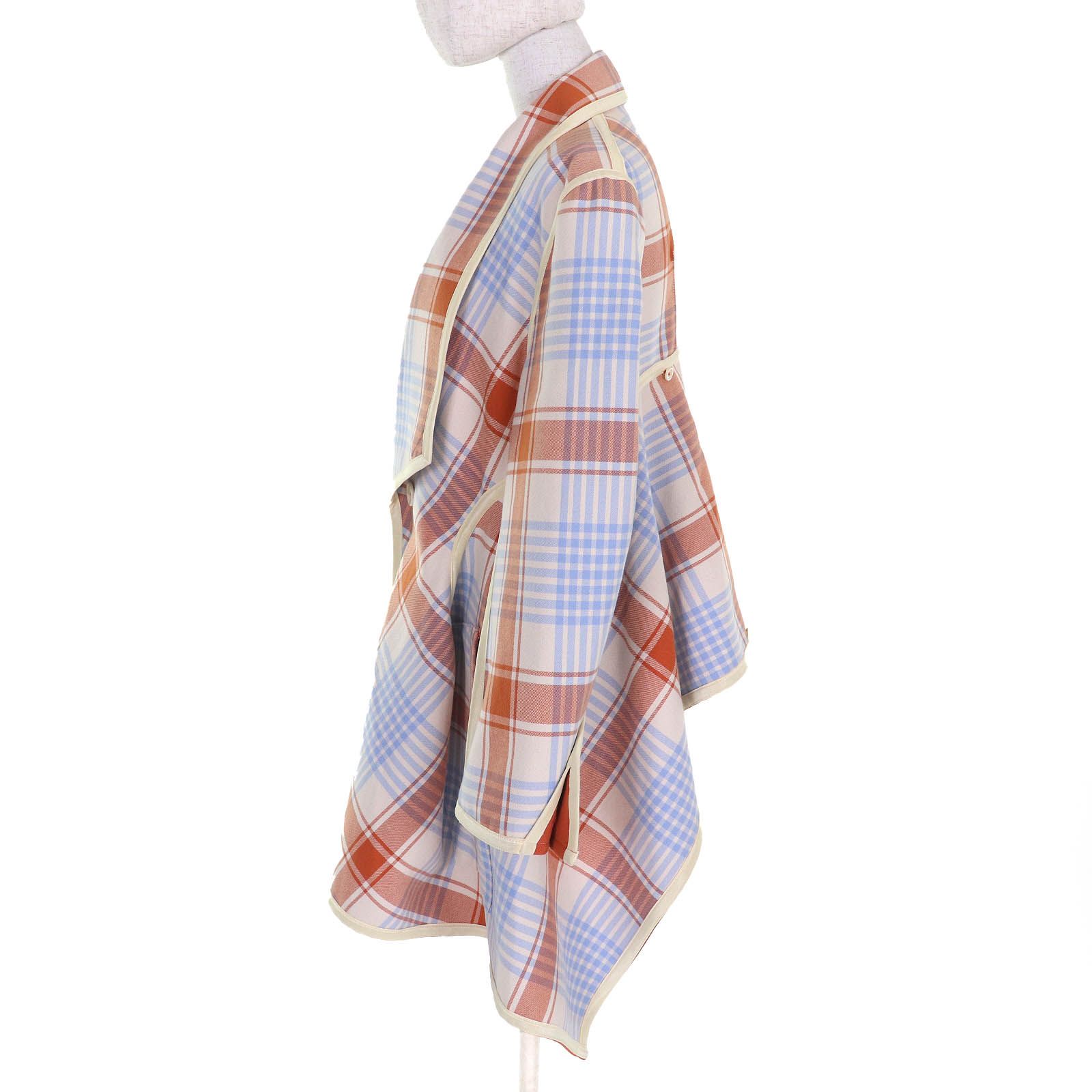 ウール チェック柄