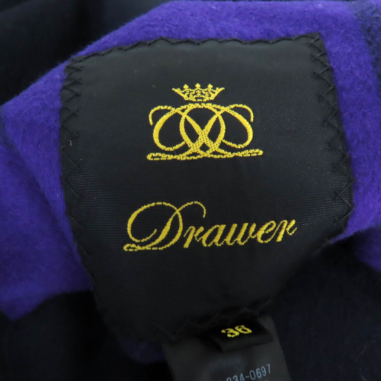 ダブルフェイス リバーチェックコート