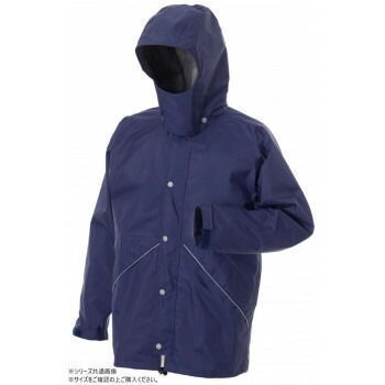 スミクラ レインウェア レインマスター ポリカ ジャケット ネイビー S J-613