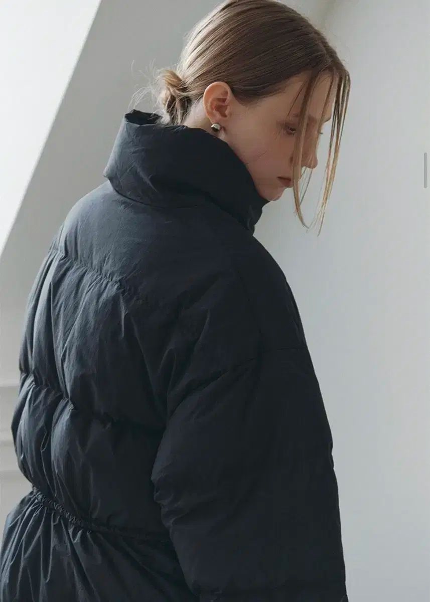 ourcomos ハイネック ダックダウン ハーフダウン ブラック GULLKHAN_COM