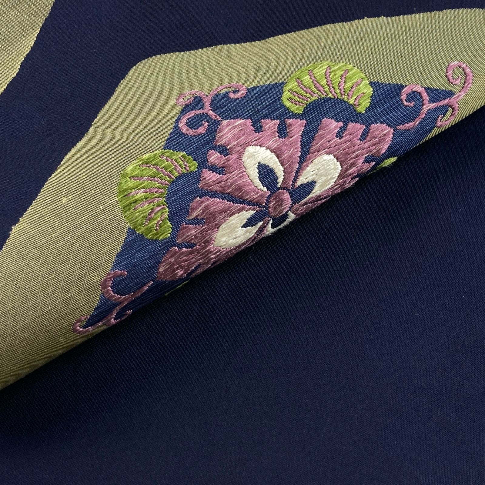 icec1996 袋帯 夏袋帯黒地に丸粋